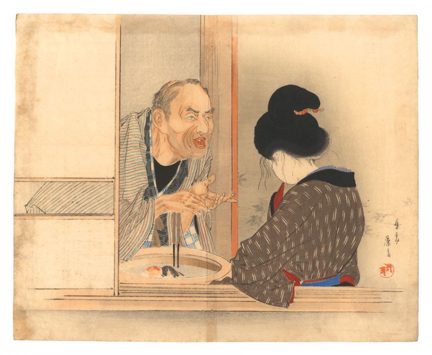 Tomioka Eisen “Kuchi-e Print”／