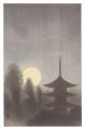 <strong>Kawatsura Yoshio (Negoro Raizan)</strong><br>Tenno-ji Temple at Yanaka