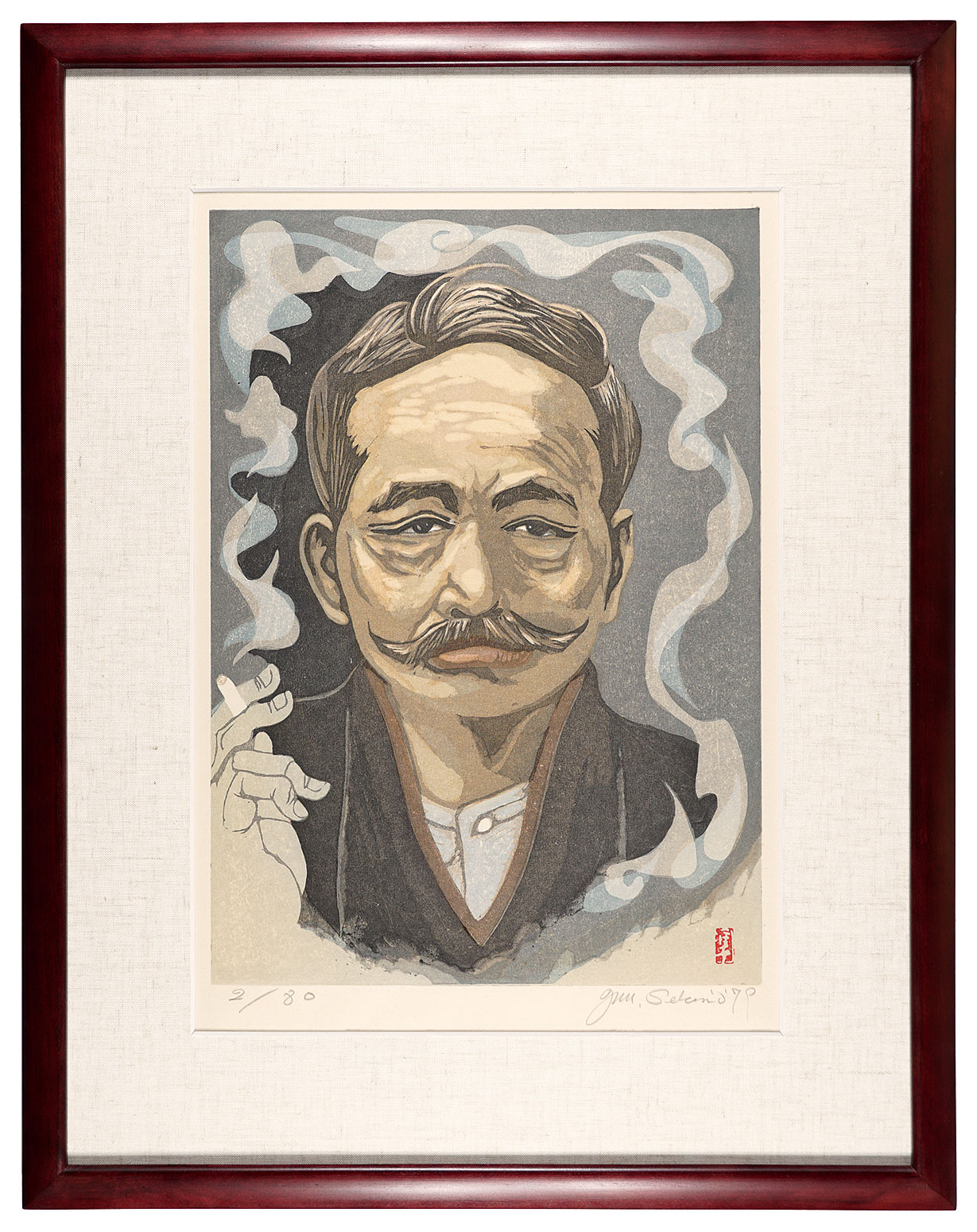Sekino Junichiro “Portrait of Natsume Soseki”／