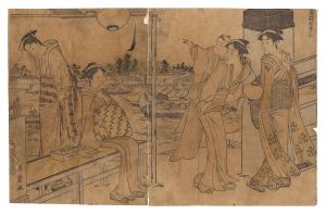 Amusements of the Four Seasons: Cool Breeze / Utamaro
