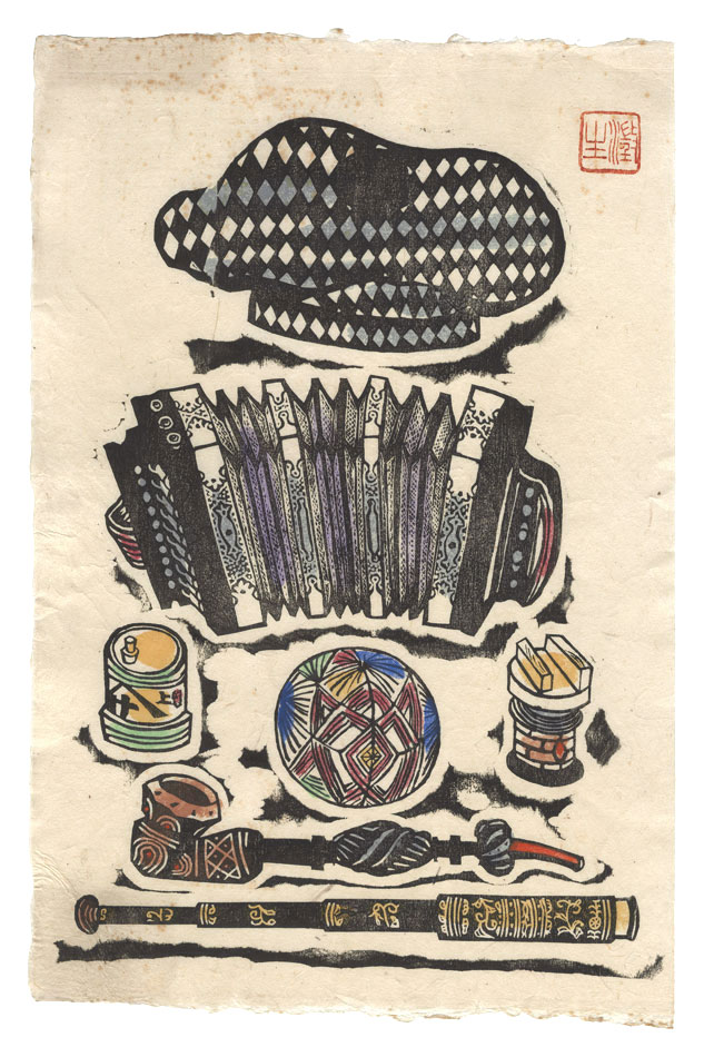 Kawakami Sumio “Beret, Accordion, Toys”／