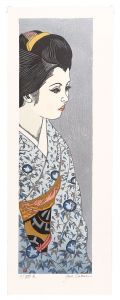 Twelve Months of Maiko / August: Morning Glory  / Sekino Junichiro