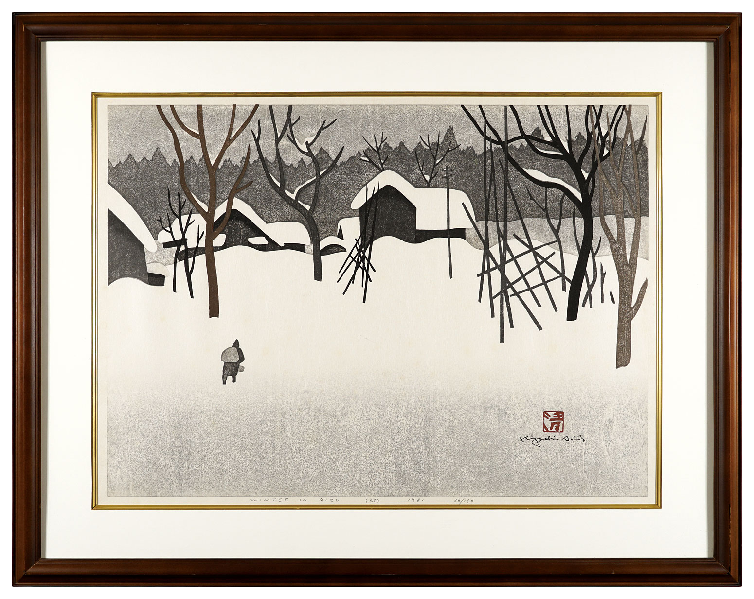 Saito Kiyoshi “Winter in Aizu (45)”／