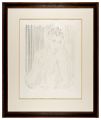 <strong>Fujita Tsuguharu (Leonard Foujita)</strong><br>Nu assis
