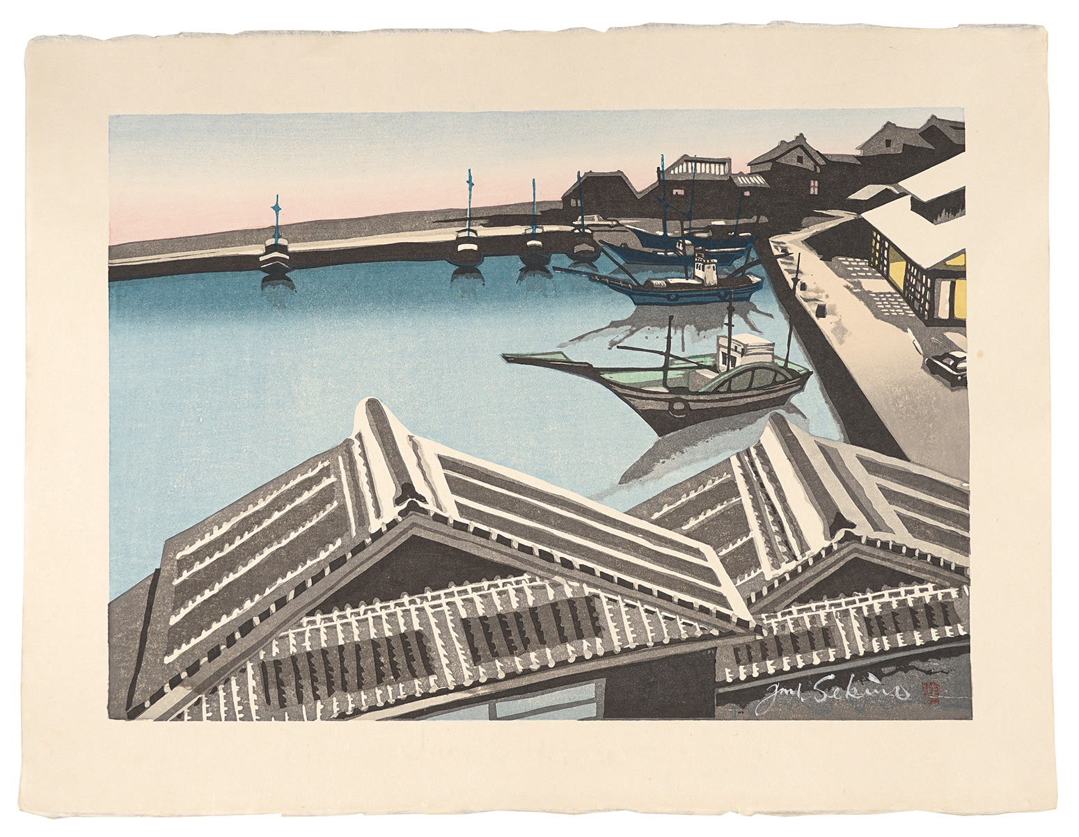 Sekino Junichiro “The Fifty-three Stations of the Tokaido / Ejiri”／