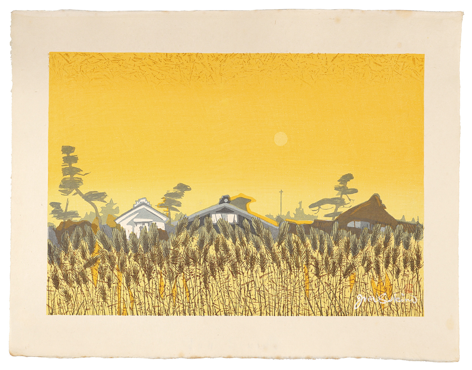 Sekino Junichiro “The Fifty-three Stations of the Tokaido / Fujieda”／