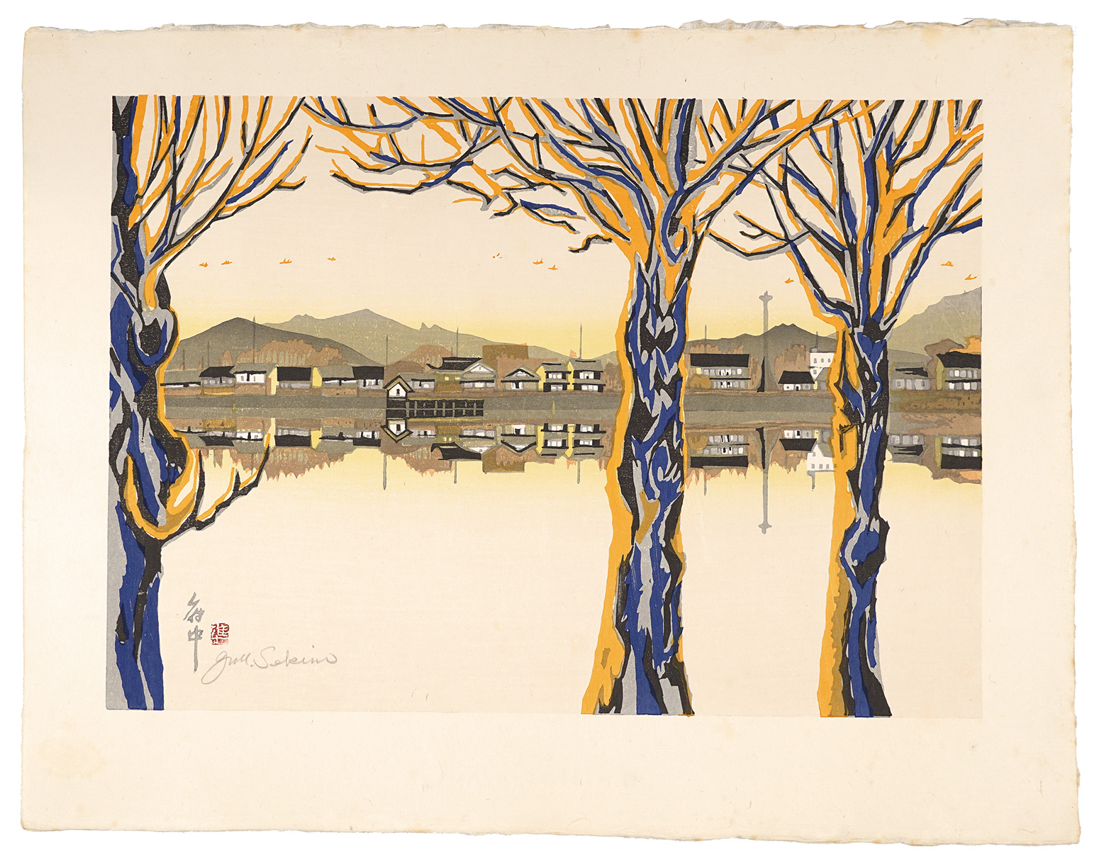 Sekino Junichiro “The Fifty-three Stations of the Tokaido / Fuchu”／