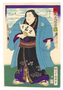 Sumo-e: Odate Uzaemon from Oizumi / Kuniaki