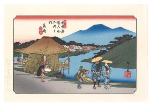 Hiroshige I/Sixty-nine Stations of the Kiso Road / Takasaki【Reproduction】[木曽街道六十九次　高崎【復刻版】]