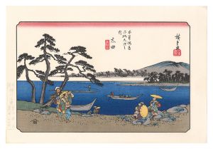 Sixty-nine Stations of the Kiso Road / Ota【Reproduction】 / Hiroshige I
