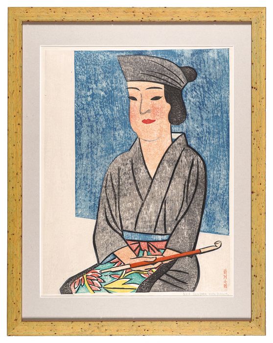 前川千帆｢琉球の女（仮題）｣／