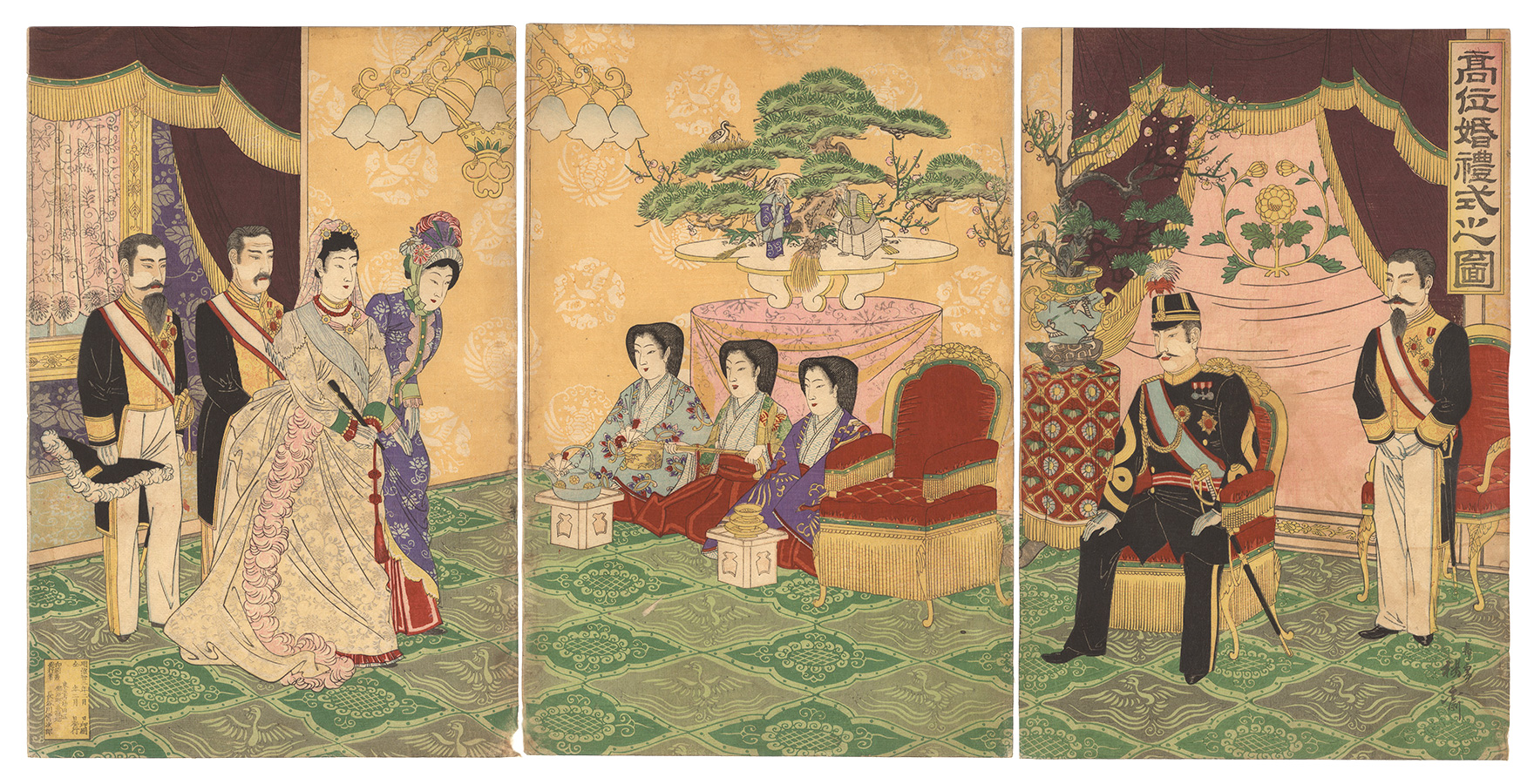 Nobukazu “Wedding Ceremony of a Noble Couple”／