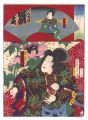 <strong>Kunichika</strong><br>Actors and Comedy, Comparisons......
