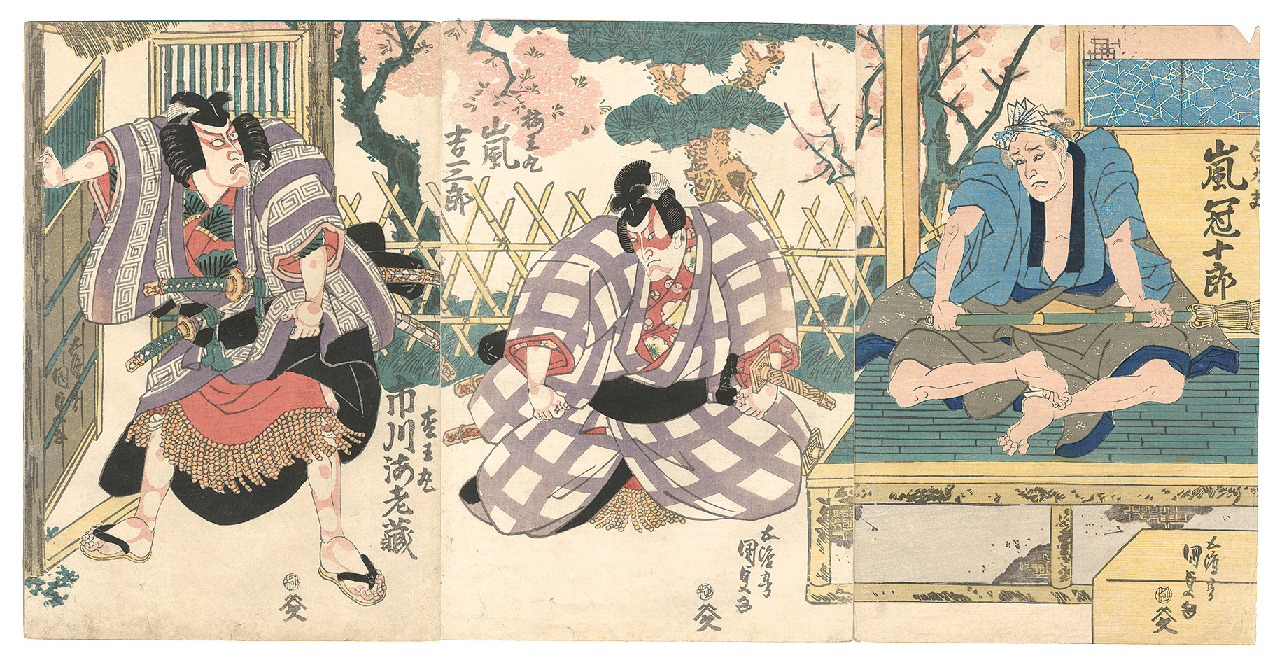 Kunisada I “Kabuki Play: Sugawara Denju Tenarai Kagami”／