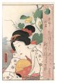 <strong>Toyokuni III and Gengyo</strong><br>Oiwa in the Dream Scene