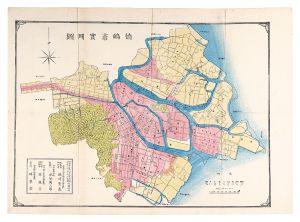Survey Map of Tokushima City / Mizutani Manzaburo