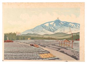 New Famous Places of Kyoto / Lingering Snow at Atago / Tokuriki Tomikichiro