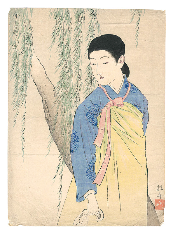 Takeuchi Keishu “Kuchi-e Print”／