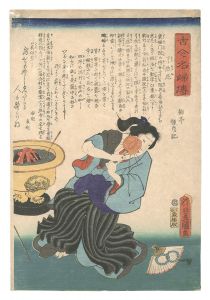 Toyokuni III/Biographies of Famous Women, Ancient and Modern / The Nun Ryonen[古今名婦伝　了然尼]