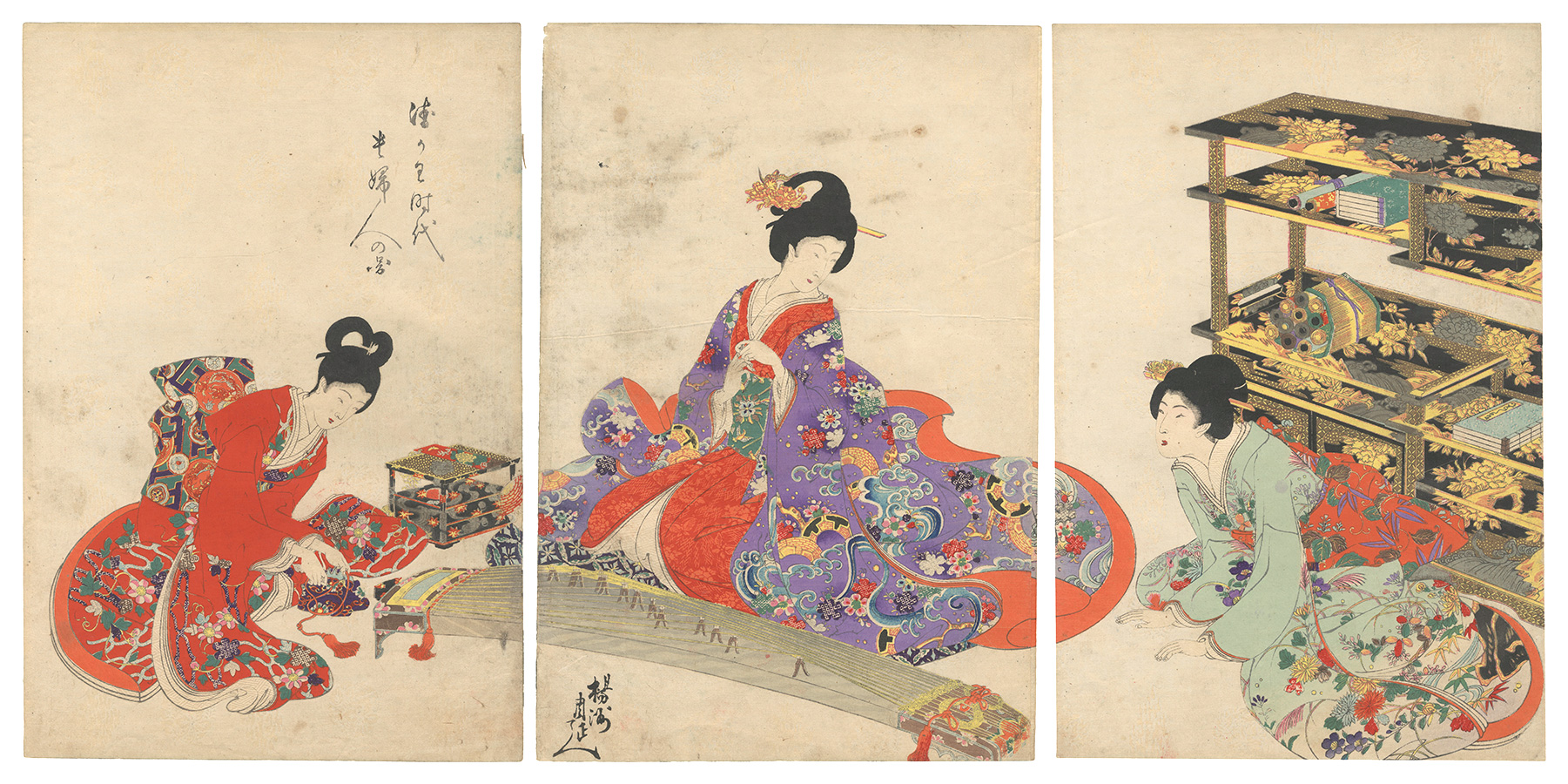 Chikanobu “Ladies of the Tokugawa Period”／