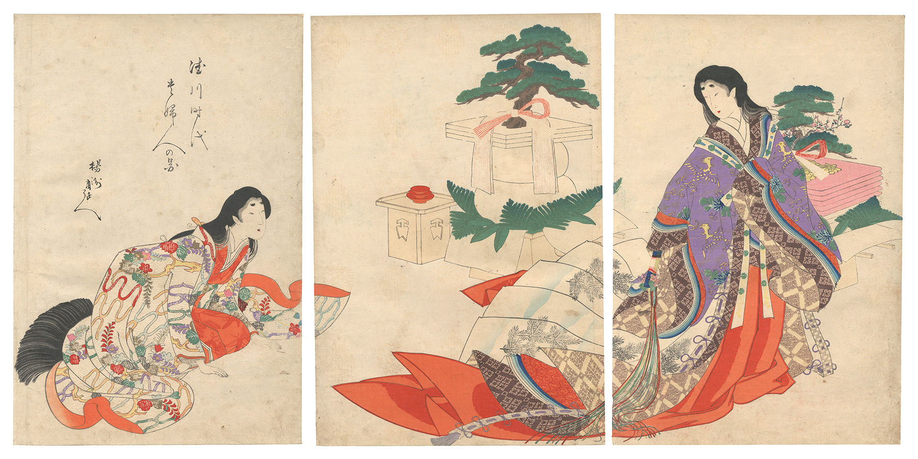 Chikanobu “Ladies of the Tokugawa Period”／