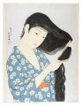 <strong>Hashiguchi Goyo</strong><br>Combing the Hair