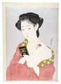 <strong>Hashiguchi Goyo</strong><br>Woman Applying Make-up