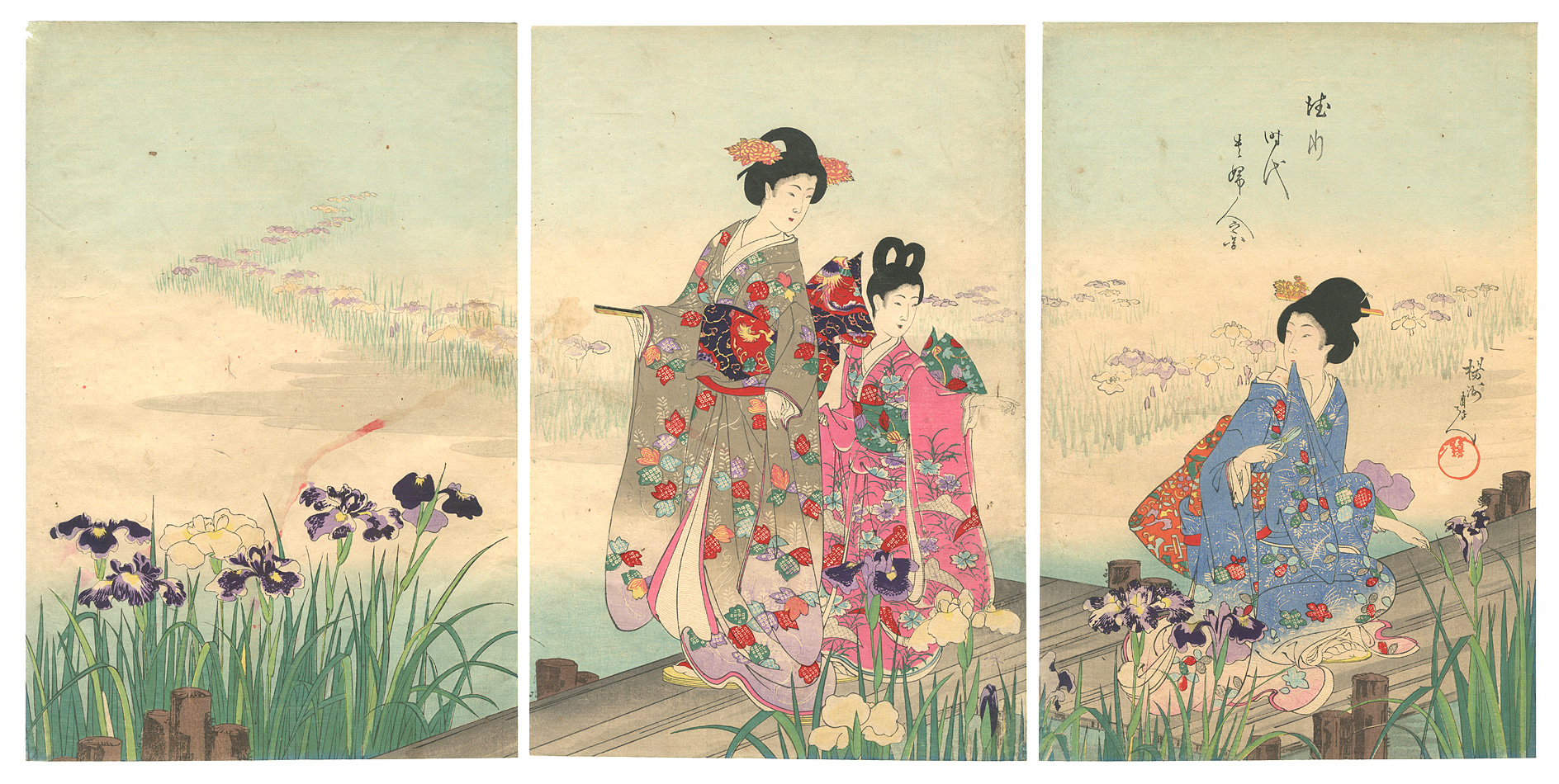 Chikanobu “Ladies of the Tokugawa Period”／