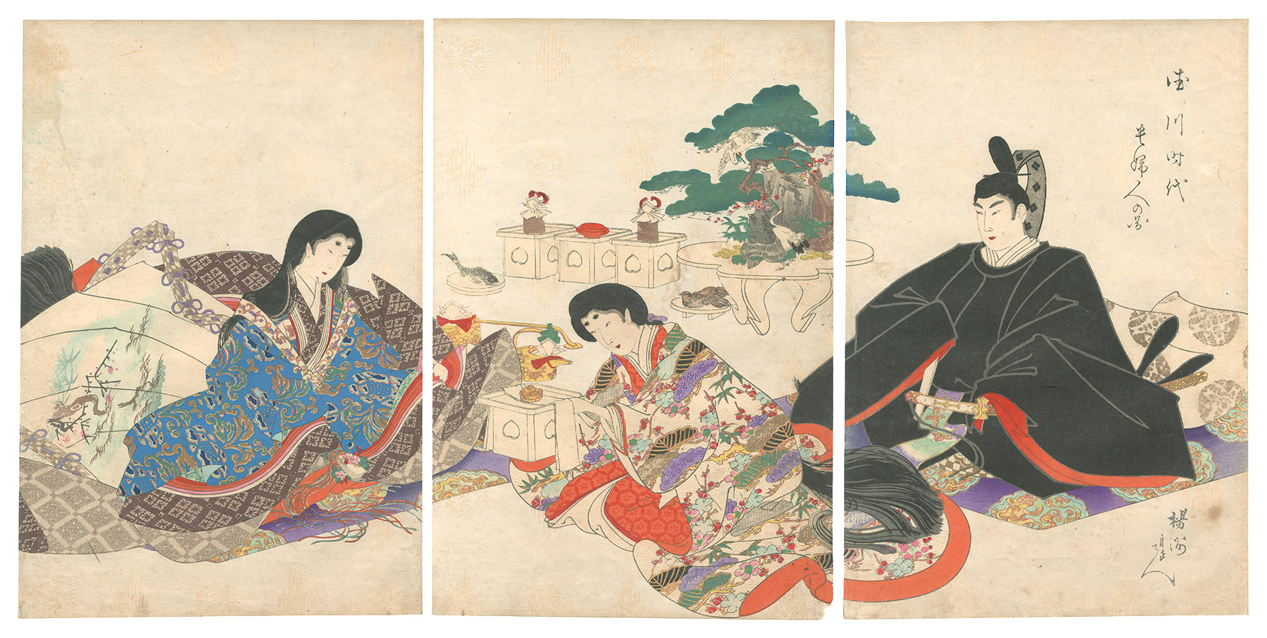 Chikanobu “Ladies of the Tokugawa Period”／