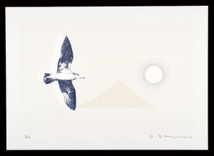 Thirty-six Views of Mt. Fuji in the HEISEI period / Fuji with a Flying Gull / Takayanagi Hiroshi