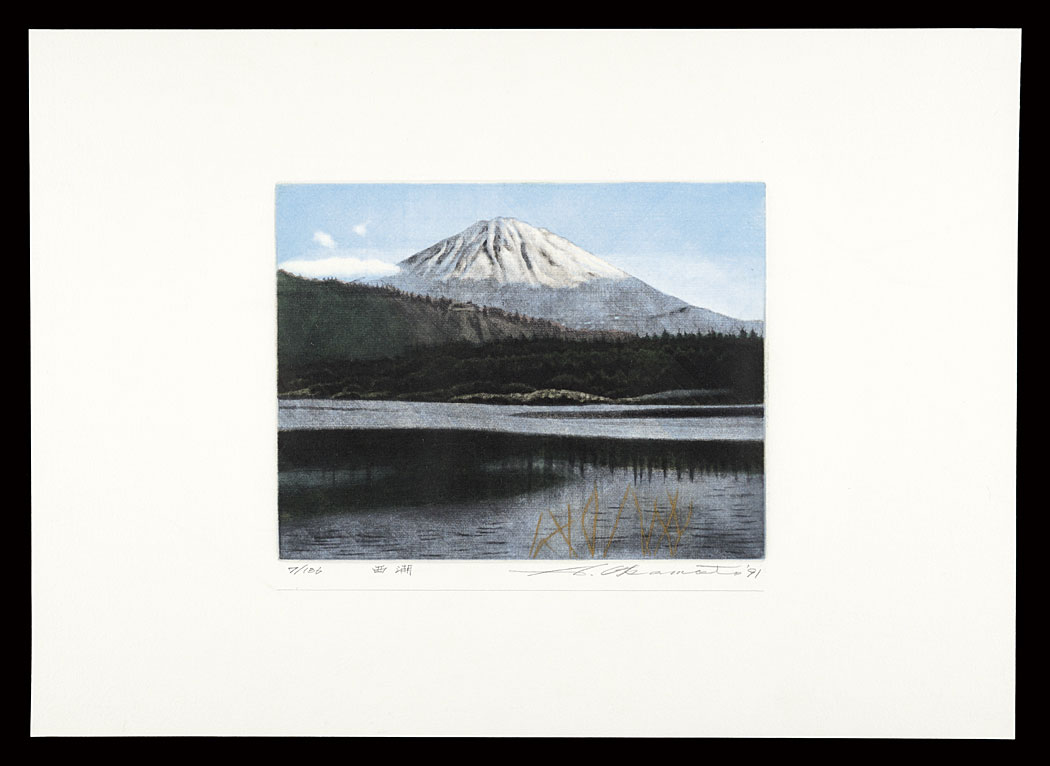 Okamoto Shogo “Thirty-six Views of Mt. Fuji in the HEISEI period / Lake Saiko”／