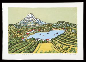 Thirty-six Views of Mt. Fuji in the HEISEI period / Fuji at Nihon-daira / Kuriyama Shigeru