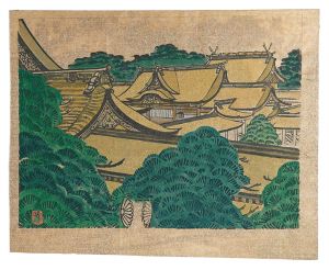 Hanga New One Hundred Views of Japan / Meiji Shrine / Munakata Makka
