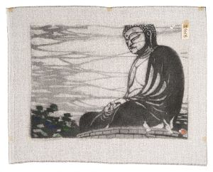 Hanga New One Hundred Views of Japan / The Great Buddha at Kamakura / Tsuchiya Masao