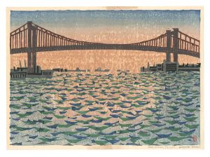 Hanga New One Hundred Views of Japan / The Wakato Bridge / Takada Kazuo