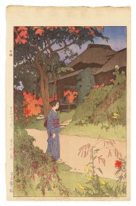Twelve Scenes of Tokyo / Autumn in the Hyakka-en / Yoshida Hiroshi