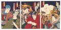 <strong>Kunichika</strong><br>Scene from a Kabuki Play