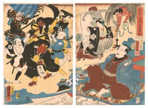 Miraculous Paintings by Ukiyo Matabei / Kuniyoshi