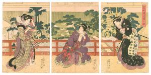 <strong>Kunisada I</strong><br>The Upper Floor of the Sakurai......