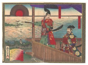 Toyonobu/Newly Selected Records of the Taiko Hideyoshi / Ishigakiyama Ichiya Castle[新撰太閤記　石垣山一夜城]