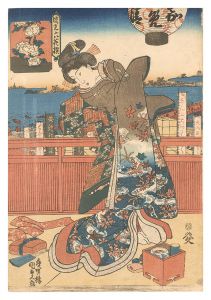 Fashionable Selection of Six Flowers / Kunisada I