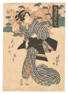 Matches for the Cherry Blossoms at Famous Places / Blossoms on Asuka Hill / Eisen