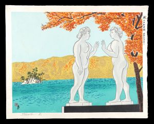 Statue of Maidens, Lake Towada (Aomori) / Tokuriki Tomikichiro