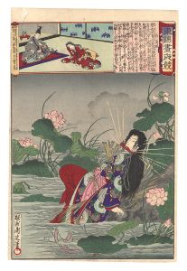 Chikanobu/Eastern Brocade: Comparison of Day and Night / Shiragiku-hime[東錦昼夜競　白菊姫]