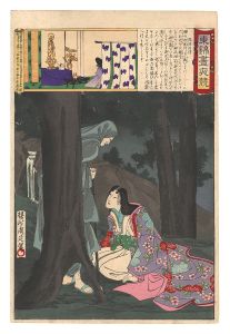 Chikanobu/Eastern Brocade: Comparison of Day and Night / Suo no Naishi[東錦昼夜競　周防内侍]