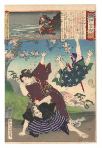 Eastern Brocade: Comparison of Day and Night / Sarashina-hime / Chikanobu