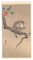 <strong>Ohara Koson(Shoson)</strong><br>Monkey in Persimmon Tree