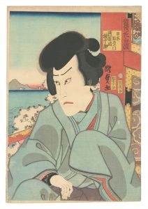 俳優花白浪　日本駄右衛門　／　国貞二代