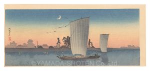 Evening at the Tone River / Takahashi Shotei (Hiroaki)