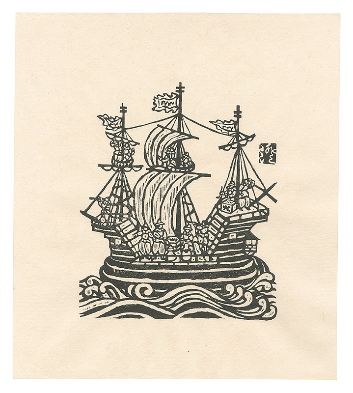 Kawakami Sumio “Barbarian Ship B”／